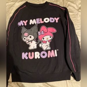 Sanrio Kuromi My Melody Sweatshirt Adult XS